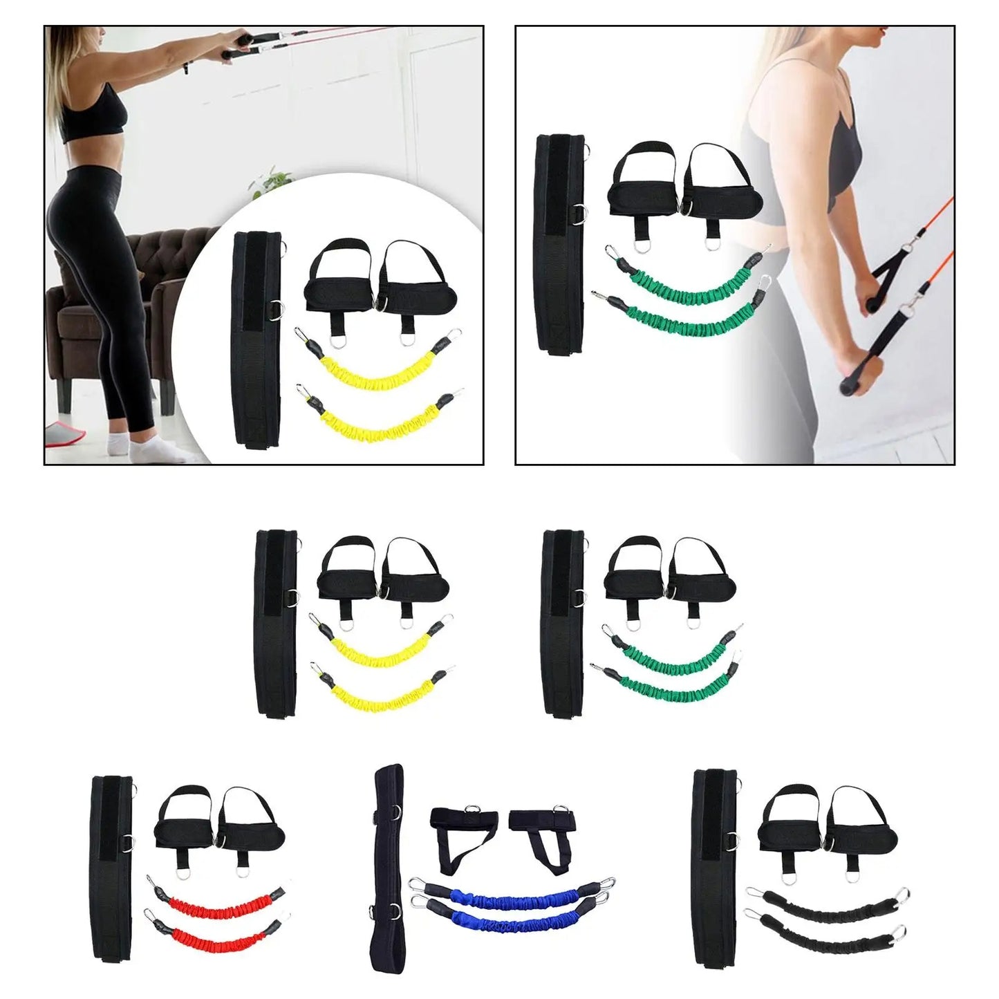 Boxing Resistance Bands full body set