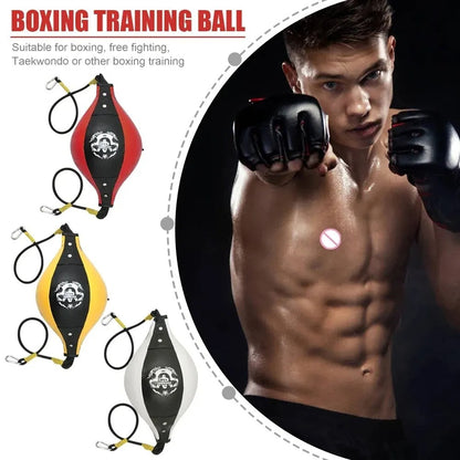 Quality Leather Boxing Punching Bag Boxing Speed Bag Double End Training Reflex Speed Balls